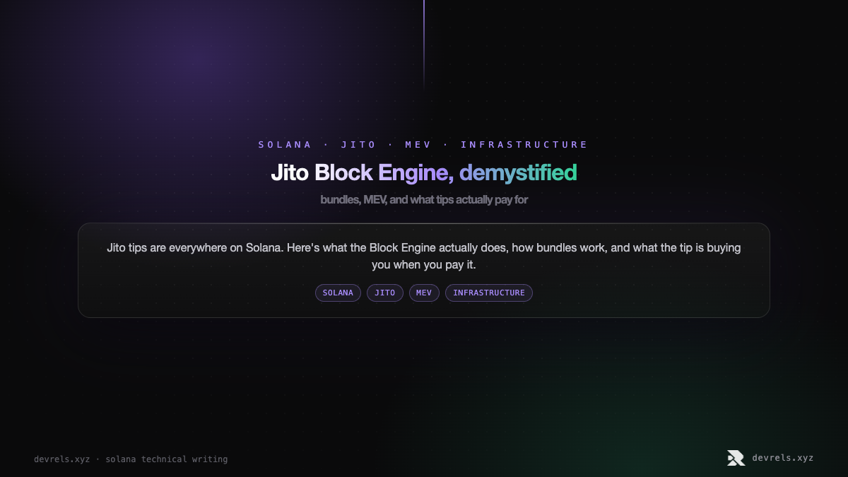 Jito Block Engine, demystified: bundles, MEV, and what tips actually pay for