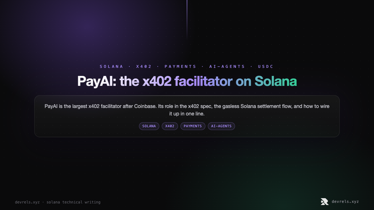 PayAI: the x402 facilitator on Solana