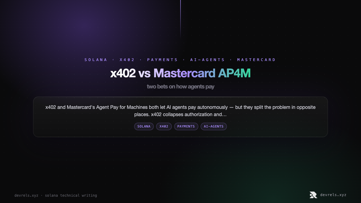 x402 vs Mastercard AP4M: two bets on how agents pay